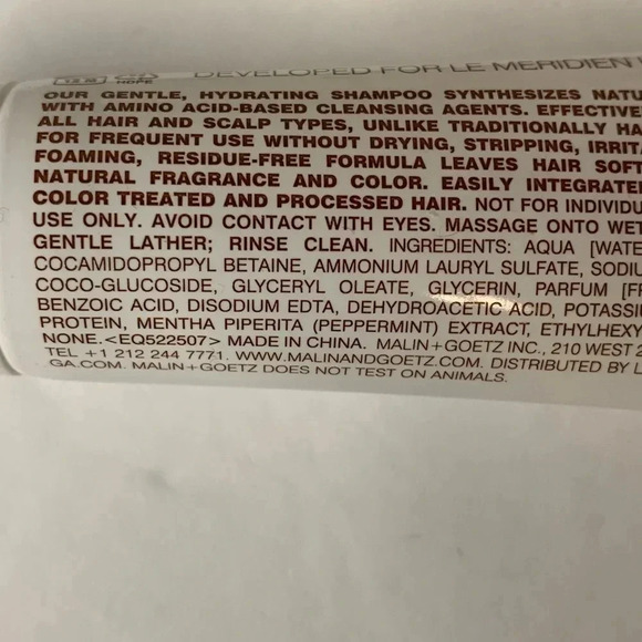 Malin + Goetz Peppermint Shampoo 2 Tubes Gentle, Clarifying  Wash 1 oz New - Picture 4 of 4